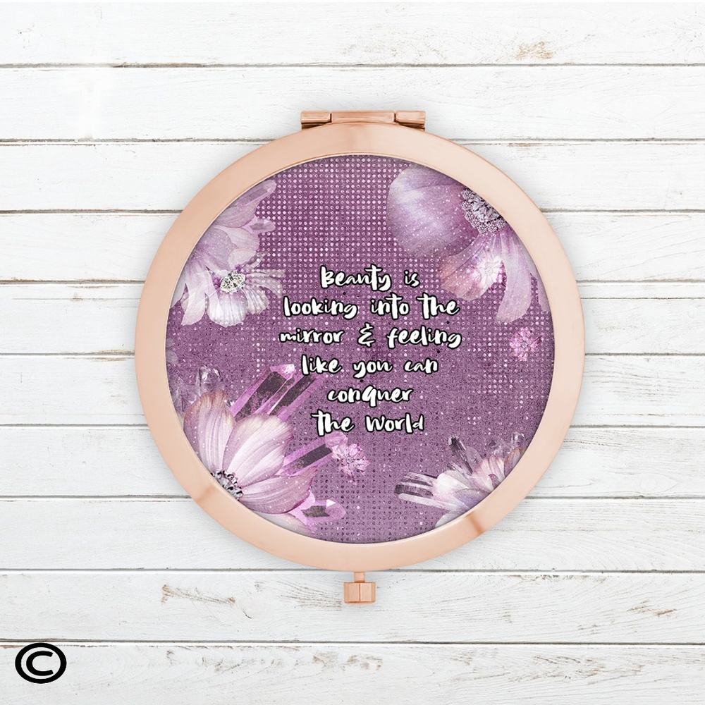 Funny Motivational Compact Mirrors